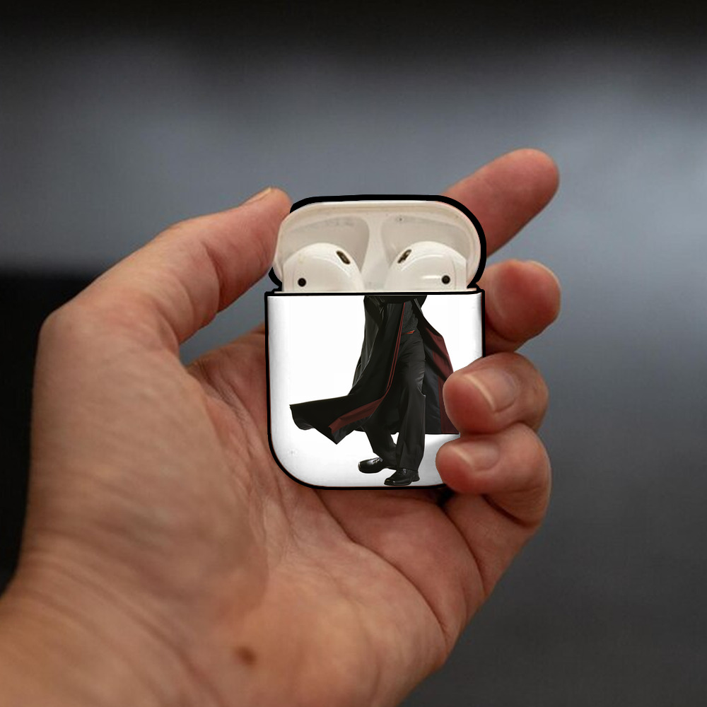 Harry Potter ハリー・ポッターシリーズ AirPods 第2世代保護ケース ハードシェル ブラック 耐衝撃・防指紋・カラビナ付き
