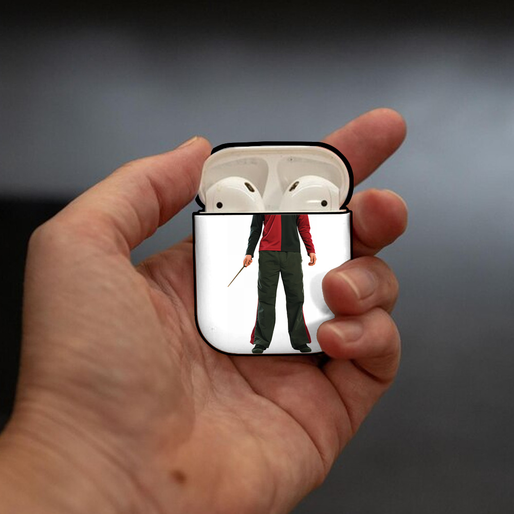 Harry Potter ハリー・ポッターシリーズ AirPods 第2世代保護ケース ハードシェル ブラック 耐衝撃・防指紋・カラビナ付き