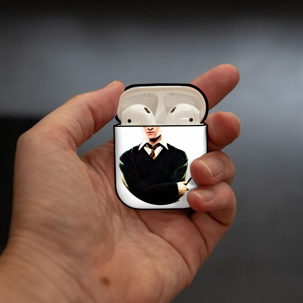 Harry Potter ハリー・ポッターシリーズ AirPods 第2世代保護ケース ハードシェル ブラック 耐衝撃・防指紋・カラビナ付き