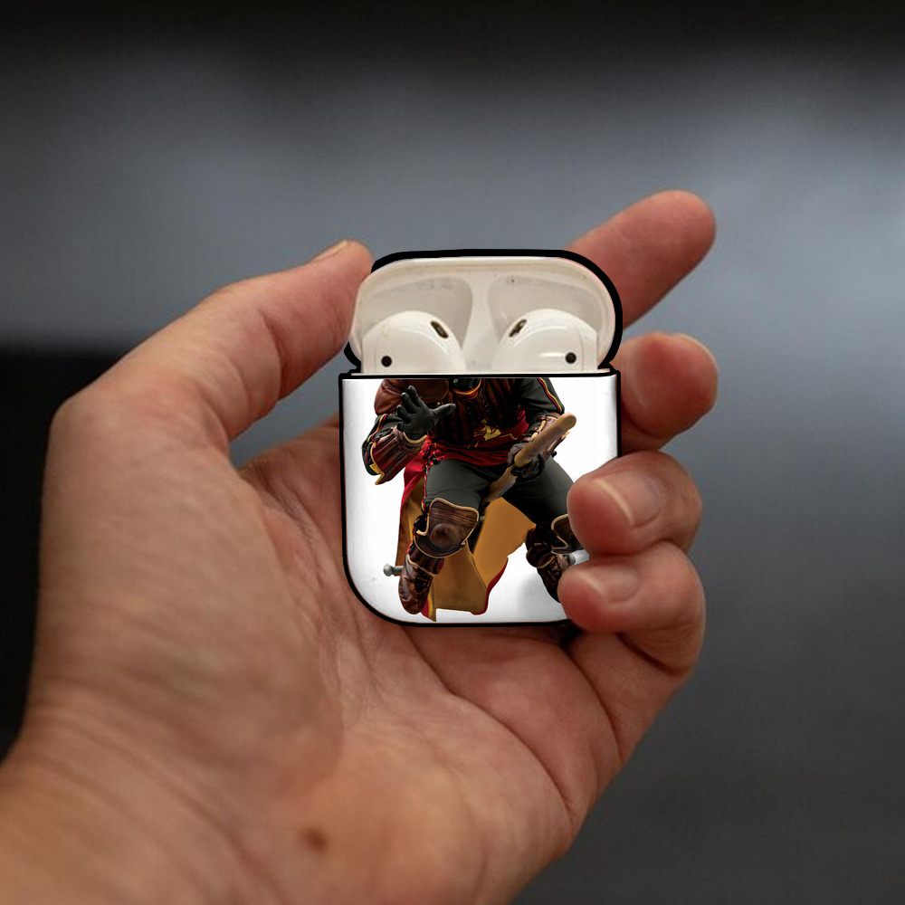Harry Potter ハリー・ポッターシリーズ AirPods 第2世代保護ケース ハードシェル ブラック 耐衝撃・防指紋・カラビナ付き
