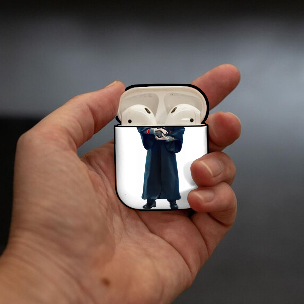 Harry Potter ハリー・ポッターシリーズ AirPods 第2世代保護ケース ハードシェル ブラック 耐衝撃・防指紋・カラビナ付き