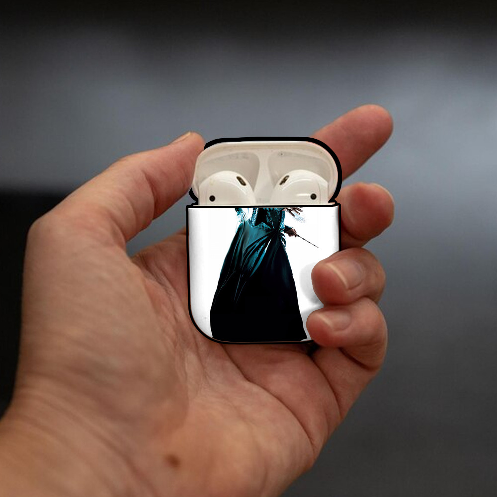 Harry Potter ハリー・ポッターシリーズ AirPods 第2世代保護ケース ハードシェル ブラック 耐衝撃・防指紋・カラビナ付き