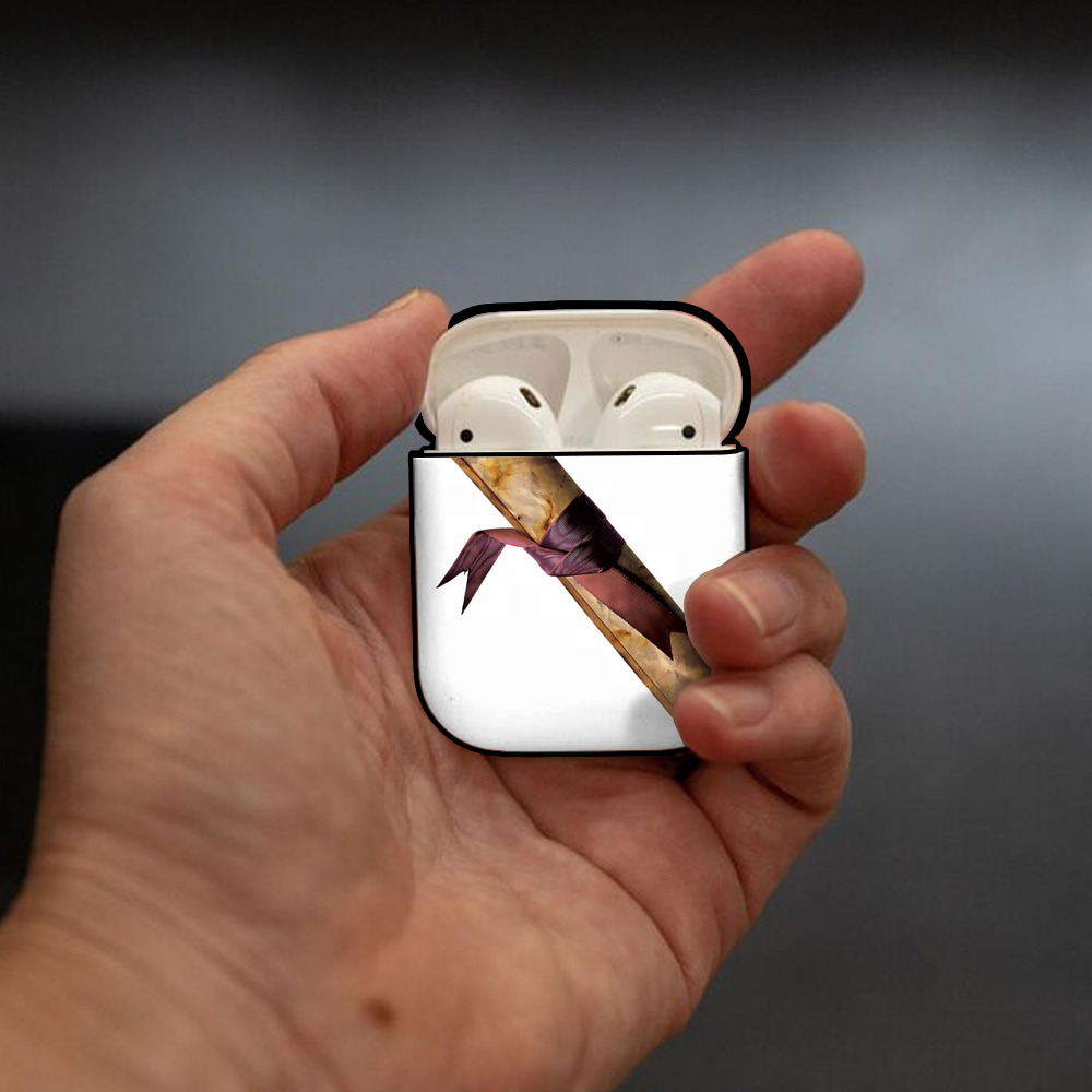 Harry Potter ハリー・ポッターシリーズ AirPods 第2世代保護ケース ハードシェル ブラック 耐衝撃・防指紋・カラビナ付き
