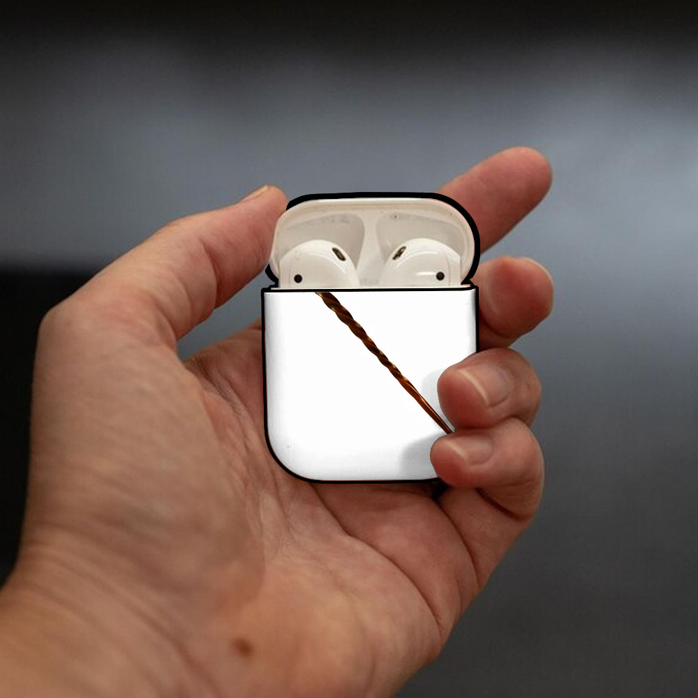 Harry Potter ハリー・ポッターシリーズ AirPods 第2世代保護ケース ハードシェル ブラック 耐衝撃・防指紋・カラビナ付き