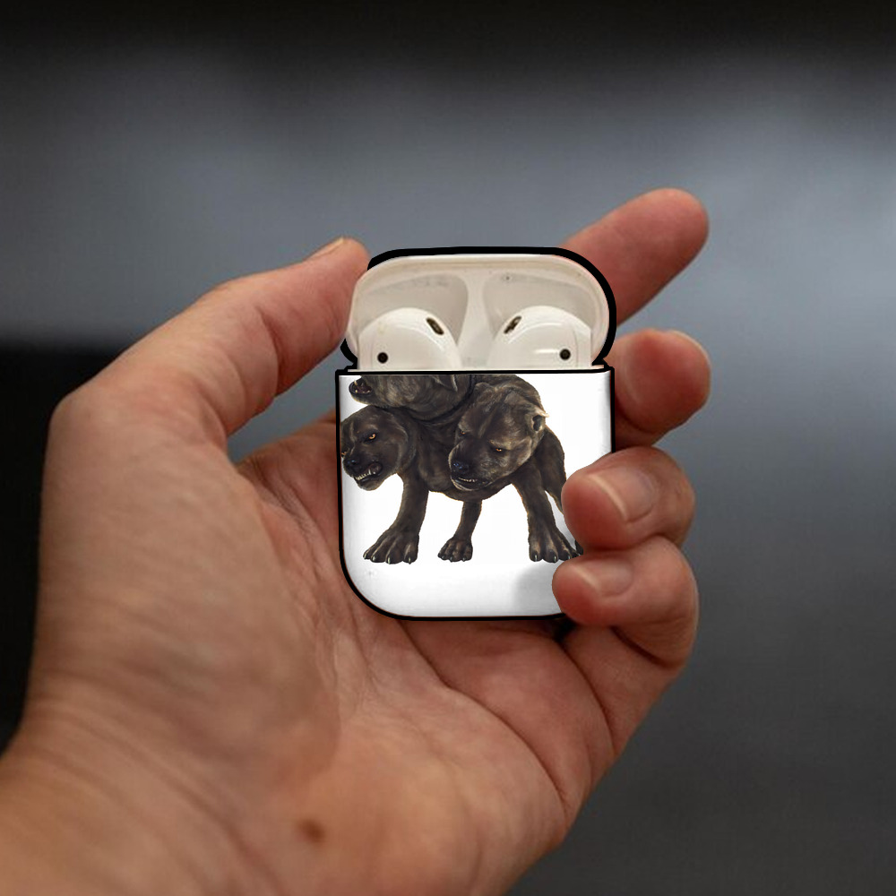 Harry Potter ハリー・ポッターシリーズ AirPods 第2世代保護ケース ハードシェル ブラック 耐衝撃・防指紋・カラビナ付き