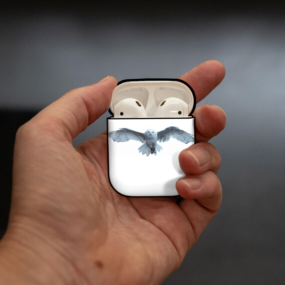 Harry Potter ハリー・ポッターシリーズ AirPods 第2世代保護ケース ハードシェル ブラック 耐衝撃・防指紋・カラビナ付き