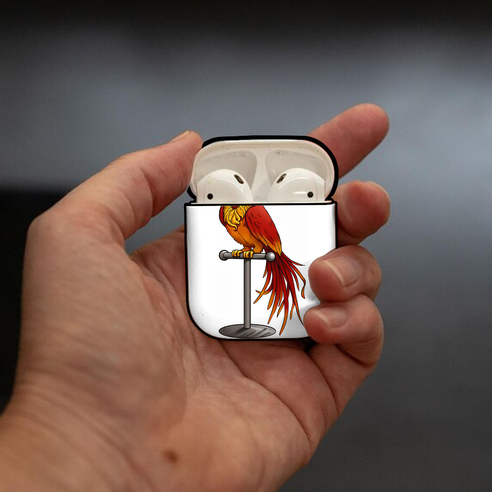 Harry Potter ハリー・ポッターシリーズ AirPods 第2世代保護ケース ハードシェル ブラック 耐衝撃・防指紋・カラビナ付き