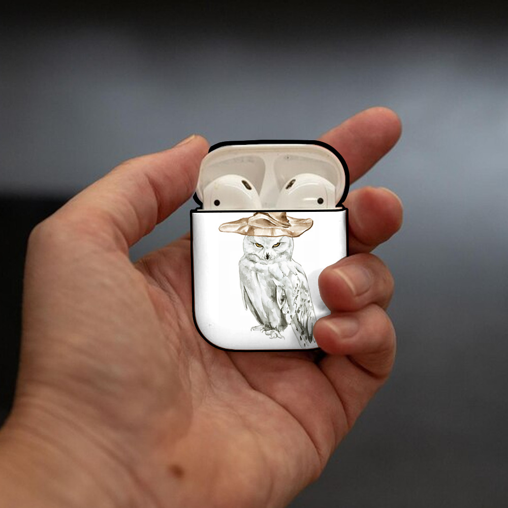 Harry Potter ハリー・ポッターシリーズ AirPods 第2世代保護ケース ハードシェル ブラック 耐衝撃・防指紋・カラビナ付き