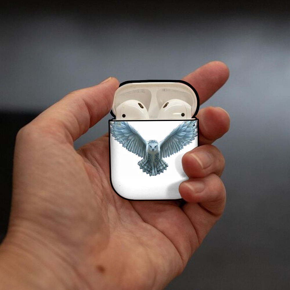 Harry Potter ハリー・ポッターシリーズ AirPods 第2世代保護ケース ハードシェル ブラック 耐衝撃・防指紋・カラビナ付き