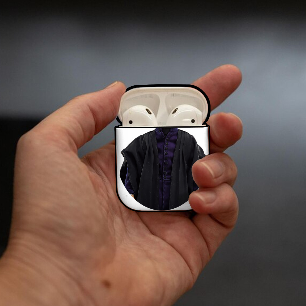Harry Potter ハリー・ポッターシリーズ AirPods 第2世代保護ケース ハードシェル ブラック 耐衝撃・防指紋・カラビナ付き