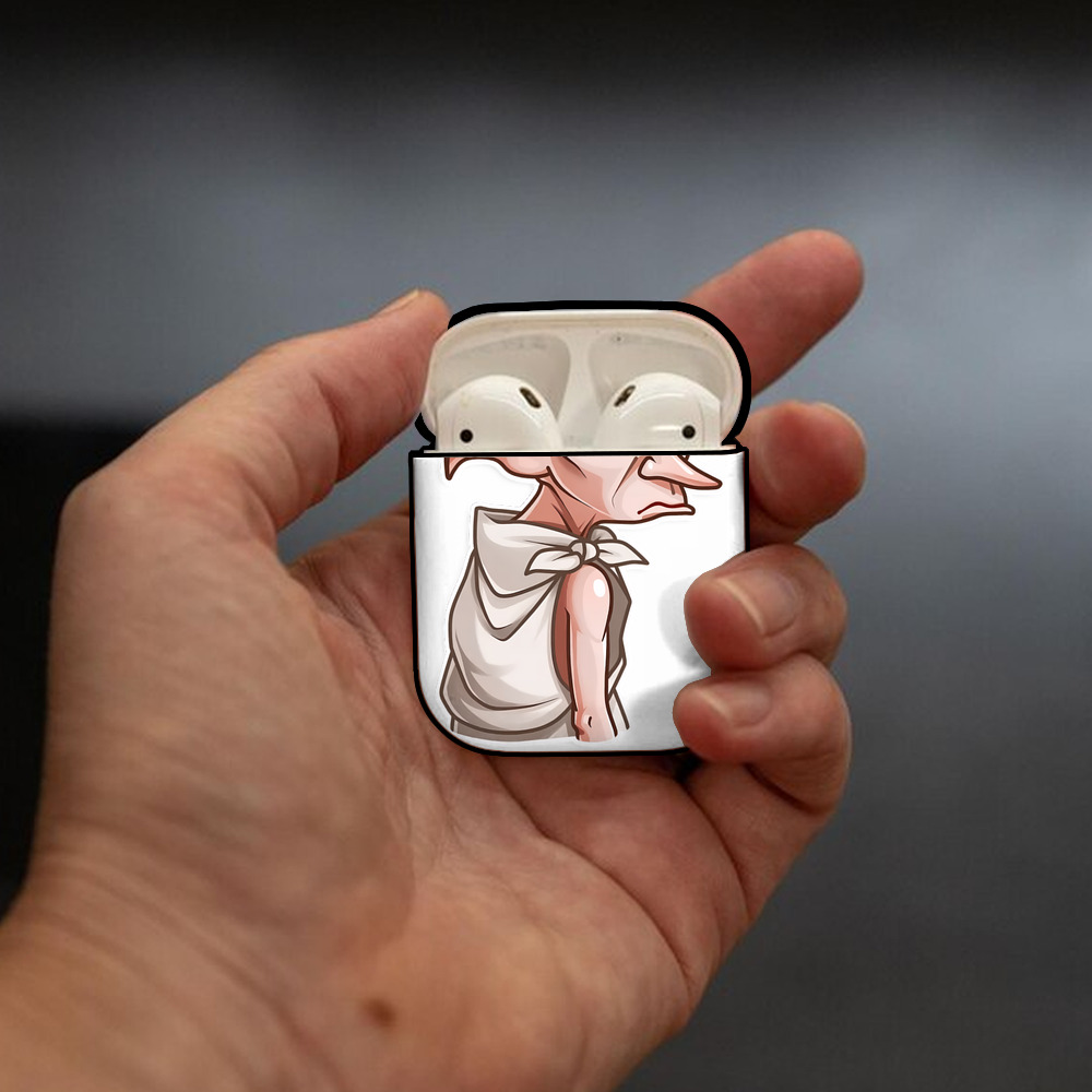 Harry Potter ハリー・ポッターシリーズ AirPods 第2世代保護ケース ハードシェル ブラック 耐衝撃・防指紋・カラビナ付き