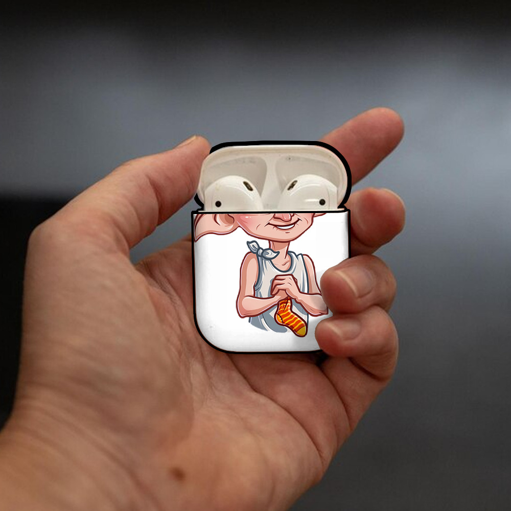 Harry Potter ハリー・ポッターシリーズ AirPods 第2世代保護ケース ハードシェル ブラック 耐衝撃・防指紋・カラビナ付き