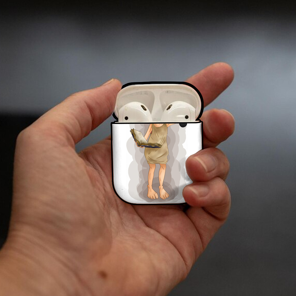 Harry Potter ハリー・ポッターシリーズ AirPods 第2世代保護ケース ハードシェル ブラック 耐衝撃・防指紋・カラビナ付き