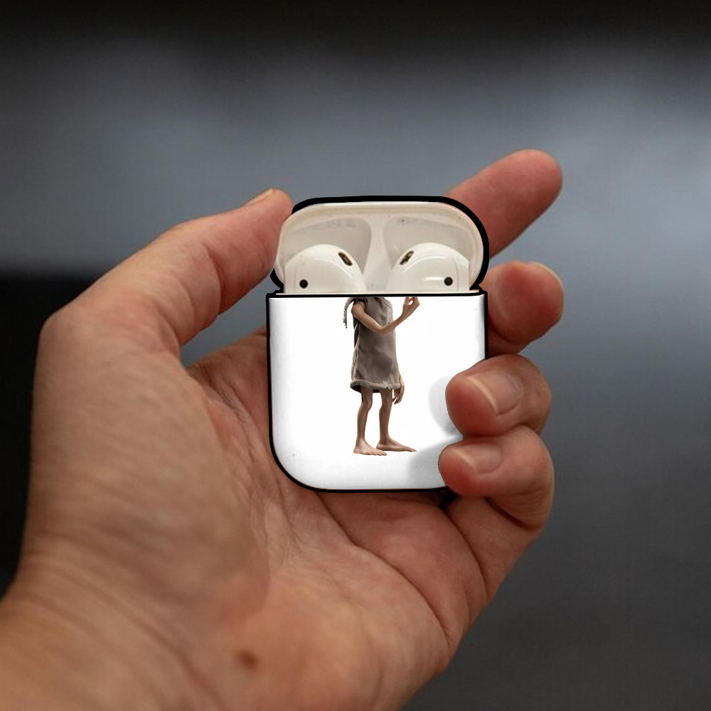 Harry Potter ハリー・ポッターシリーズ AirPods 第2世代保護ケース ハードシェル ブラック 耐衝撃・防指紋・カラビナ付き