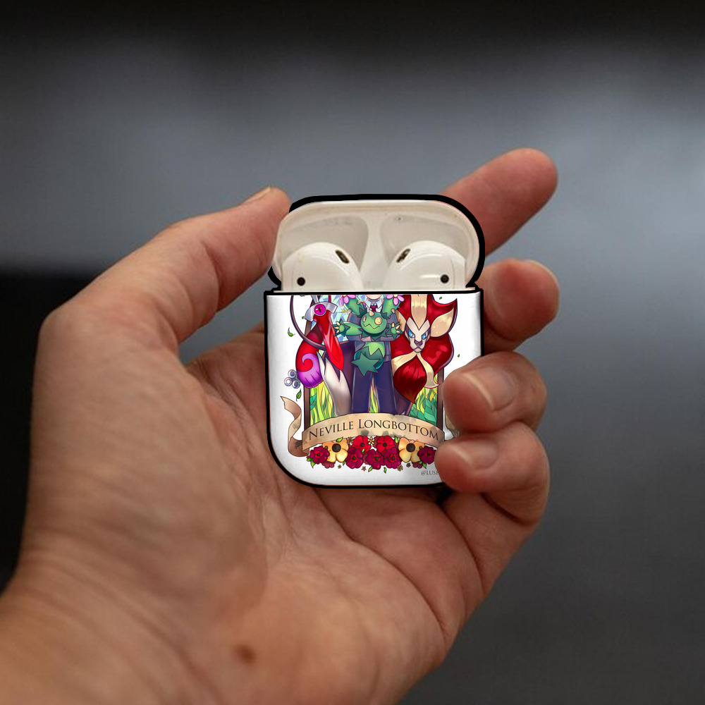 Harry Potter ハリー・ポッターシリーズ AirPods 第2世代保護ケース ハードシェル ブラック 耐衝撃・防指紋・カラビナ付き