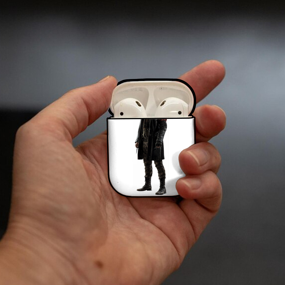 Harry Potter ハリー・ポッターシリーズ AirPods 第2世代保護ケース ハードシェル ブラック 耐衝撃・防指紋・カラビナ付き