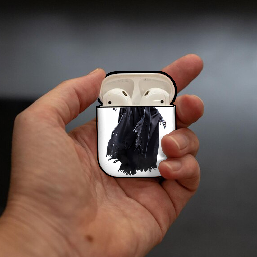 Harry Potter ハリー・ポッターシリーズ AirPods 第2世代保護ケース ハードシェル ブラック 耐衝撃・防指紋・カラビナ付き