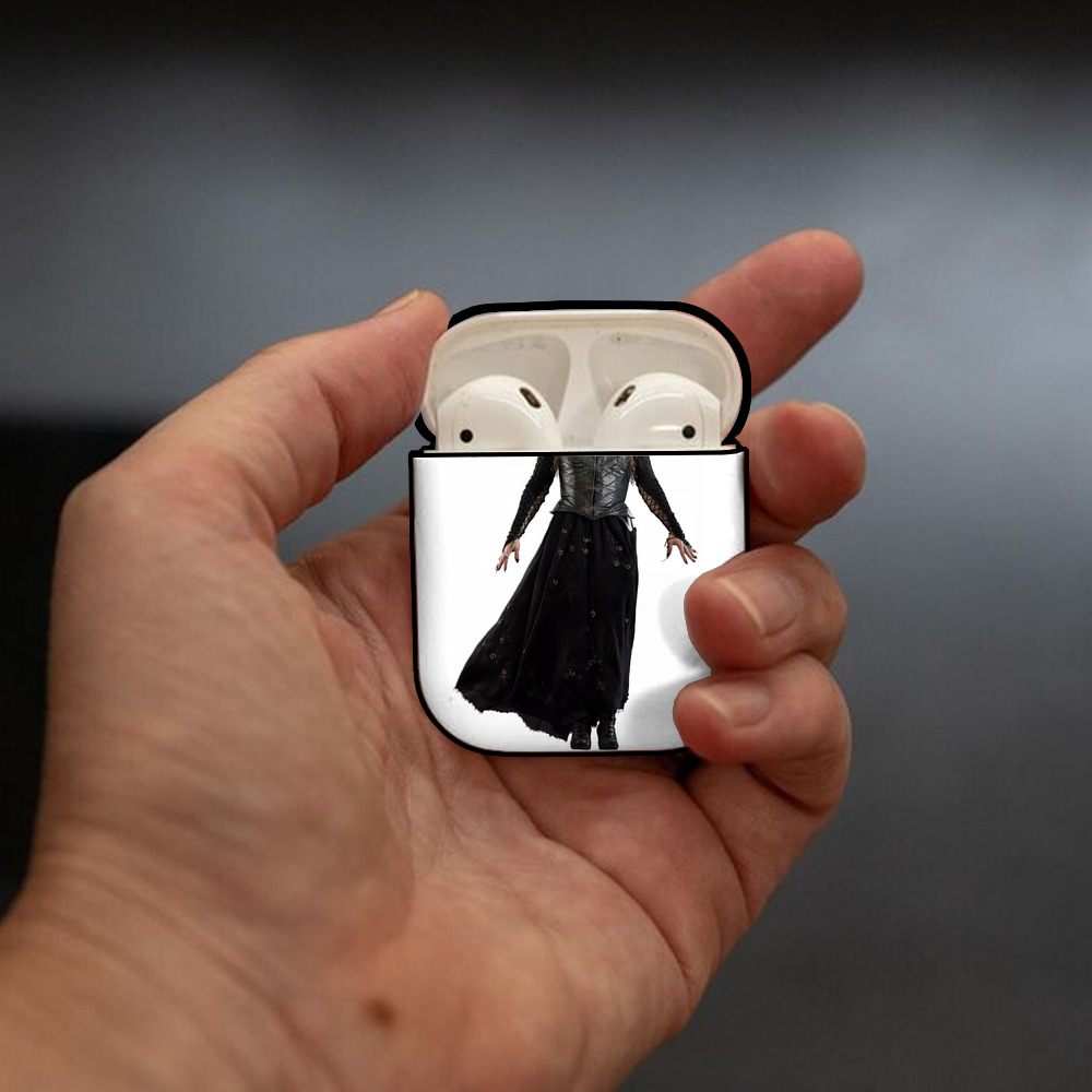 Harry Potter ハリー・ポッターシリーズ AirPods 第2世代保護ケース ハードシェル ブラック 耐衝撃・防指紋・カラビナ付き