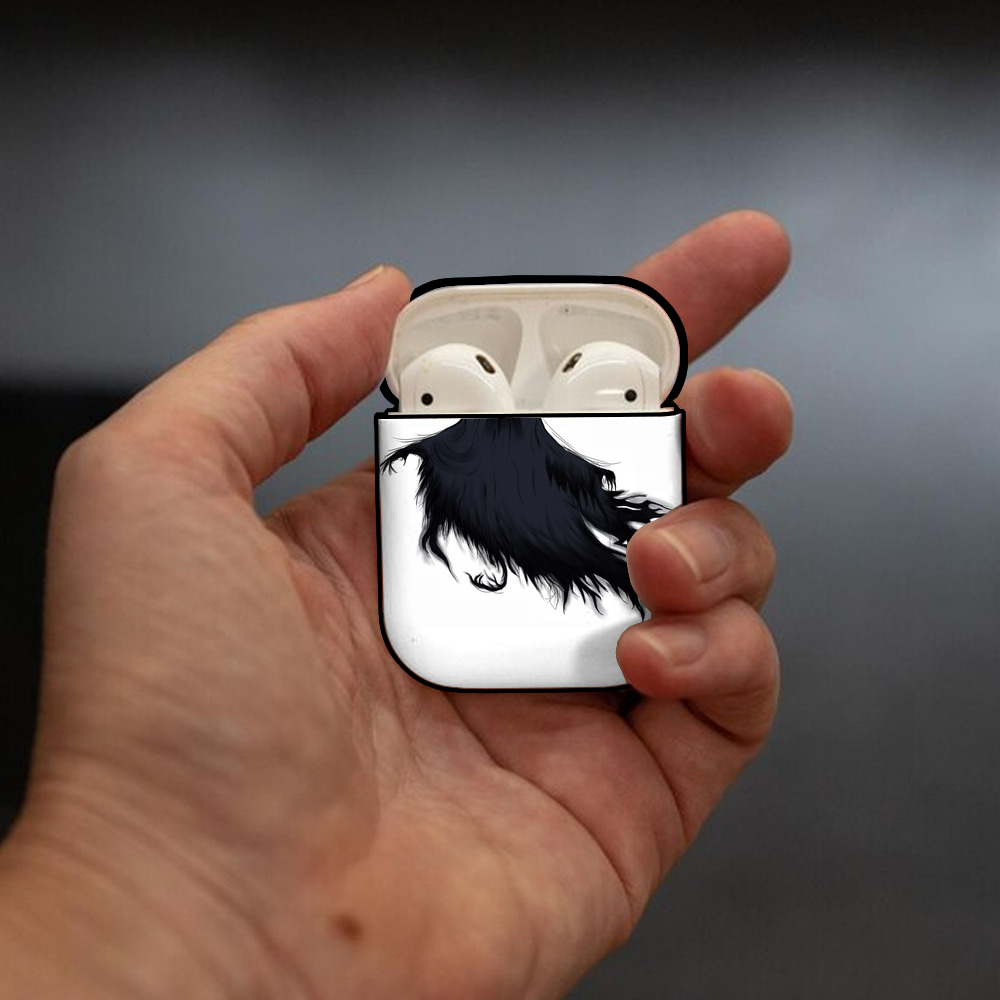 Harry Potter ハリー・ポッターシリーズ AirPods 第2世代保護ケース ハードシェル ブラック 耐衝撃・防指紋・カラビナ付き