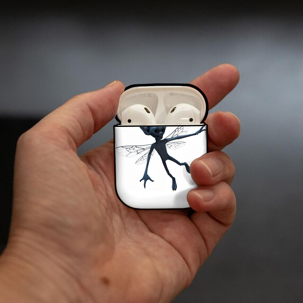 Harry Potter ハリー・ポッターシリーズ AirPods 第2世代保護ケース ハードシェル ブラック 耐衝撃・防指紋・カラビナ付き