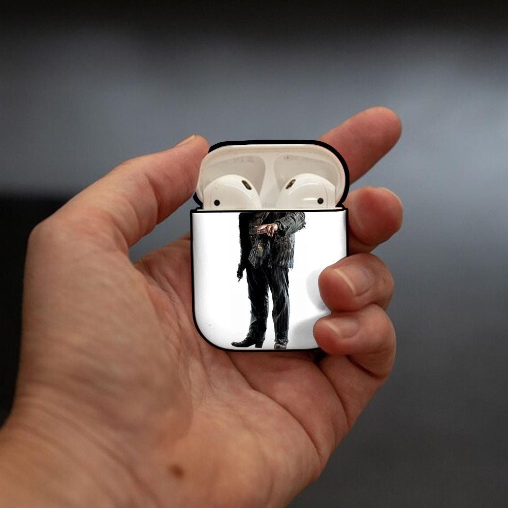 Harry Potter ハリー・ポッターシリーズ AirPods 第2世代保護ケース ハードシェル ブラック 耐衝撃・防指紋・カラビナ付き
