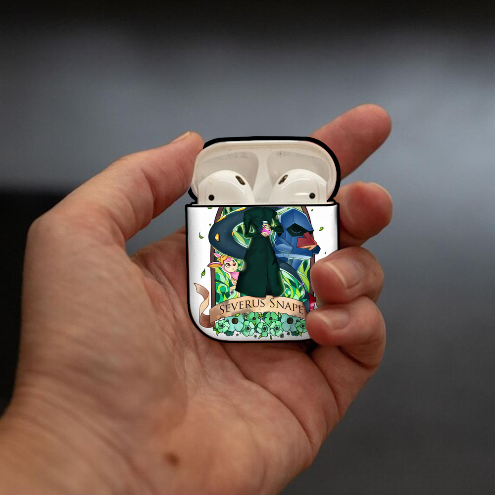 Harry Potter ハリー・ポッターシリーズ AirPods 第2世代保護ケース ハードシェル ブラック 耐衝撃・防指紋・カラビナ付き