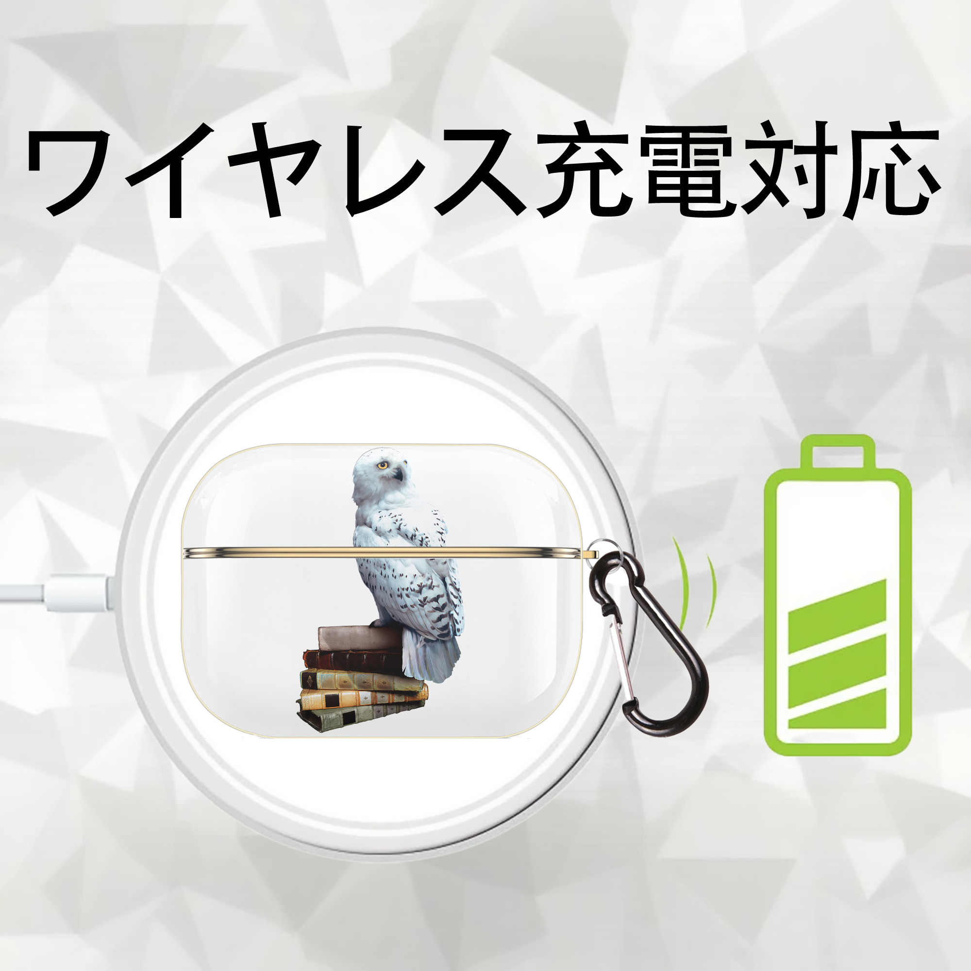 Harry Potter ハリー・ポッターシリーズ 【AirPods Pro用】ハードシェル保護ケース｜耐衝撃・防指紋・カラビナ付き商品仕様
