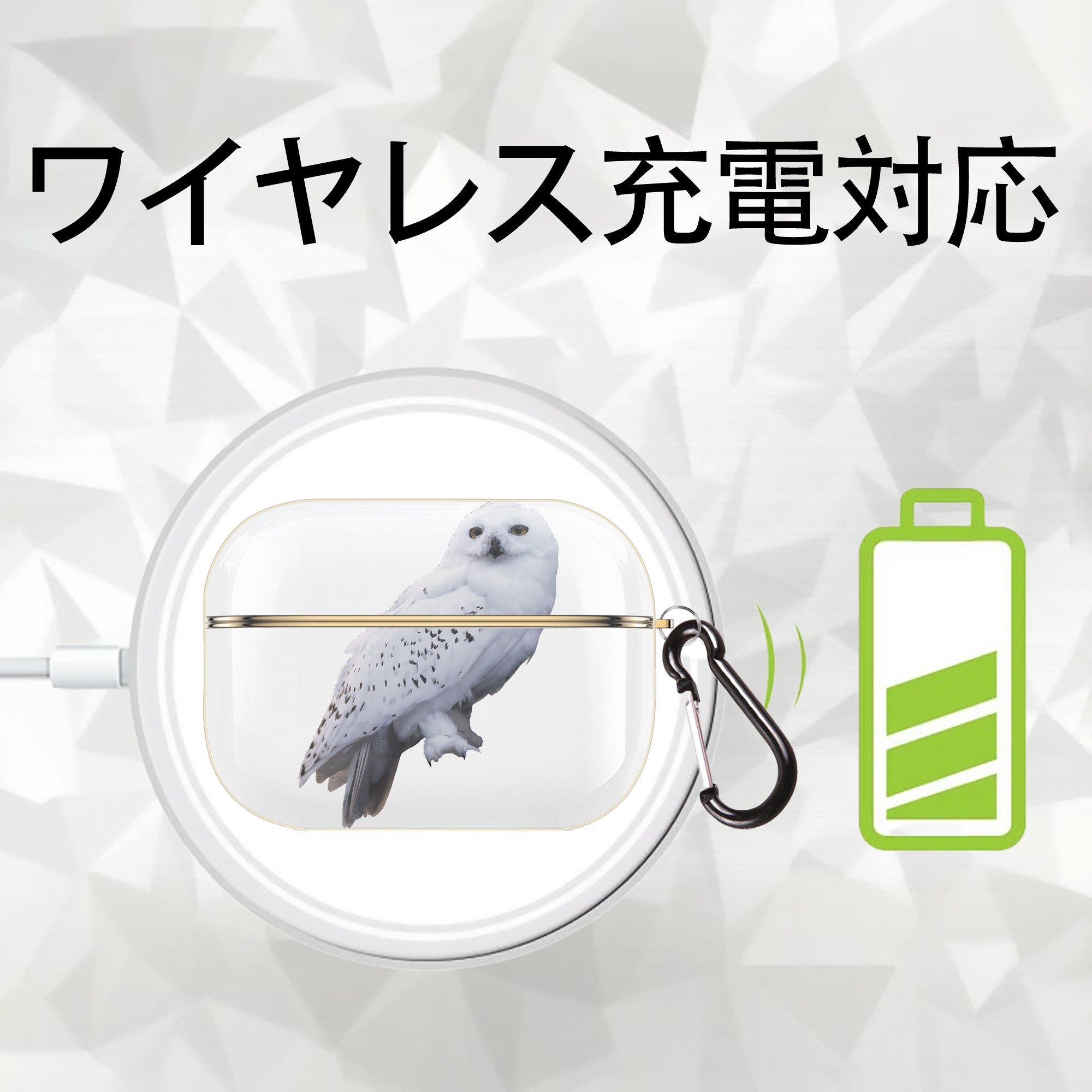 Harry Potter ハリー・ポッターシリーズ 【AirPods Pro用】ハードシェル保護ケース｜耐衝撃・防指紋・カラビナ付き商品仕様
