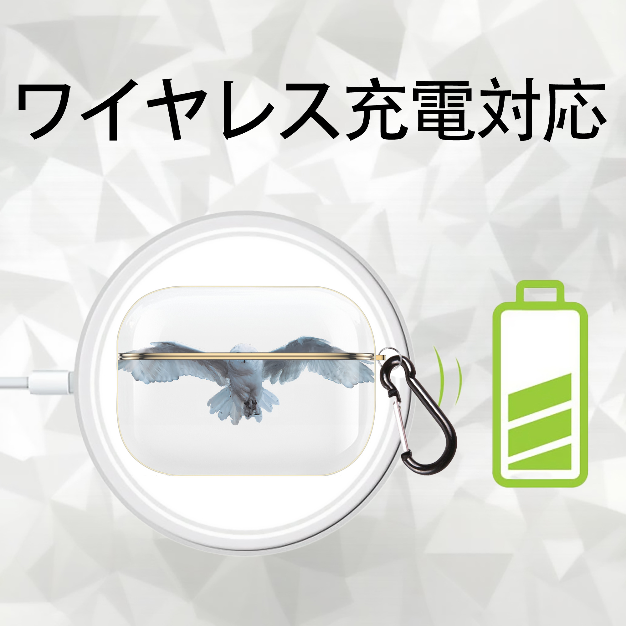 Harry Potter ハリー・ポッターシリーズ 【AirPods Pro用】ハードシェル保護ケース｜耐衝撃・防指紋・カラビナ付き商品仕様