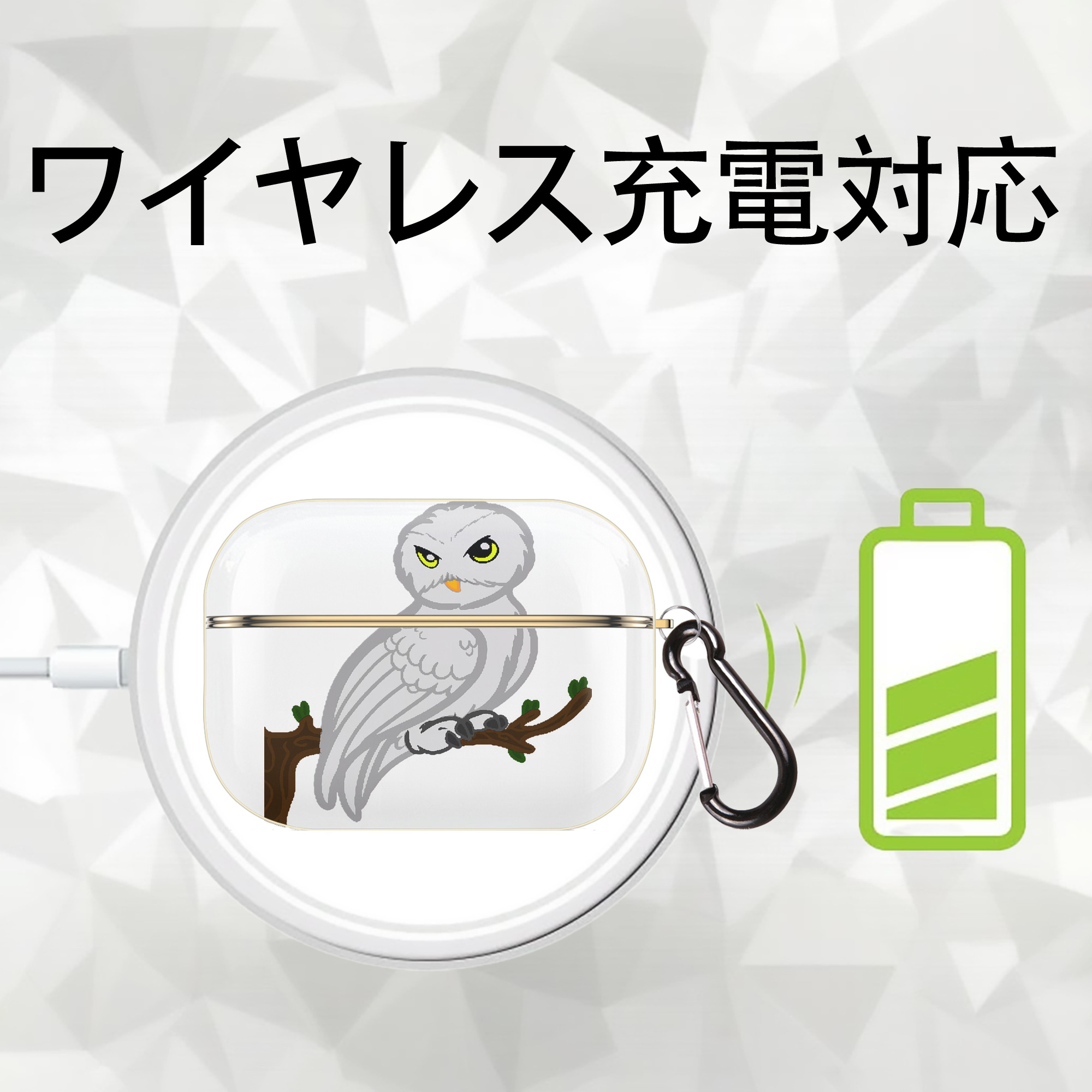 Harry Potter ハリー・ポッターシリーズ 【AirPods Pro用】ハードシェル保護ケース｜耐衝撃・防指紋・カラビナ付き商品仕様