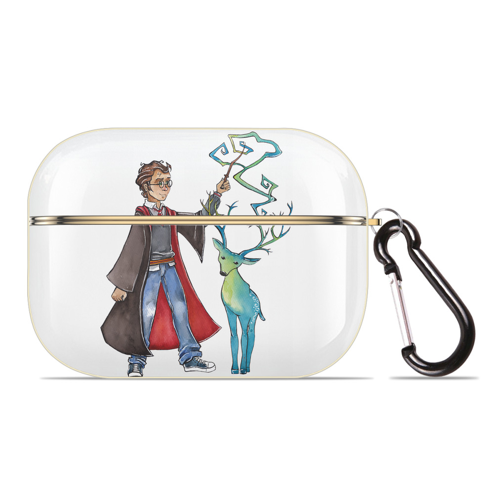 （画像用） Harry Potter ハリー・ポッターシリーズ 【AirPods Pro用】ハードシェル保護ケース｜耐衝撃・防指紋・カラビナ付き商品仕様