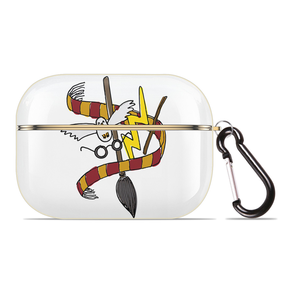 （画像用） Harry Potter ハリー・ポッターシリーズ 【AirPods Pro用】ハードシェル保護ケース｜耐衝撃・防指紋・カラビナ付き商品仕様