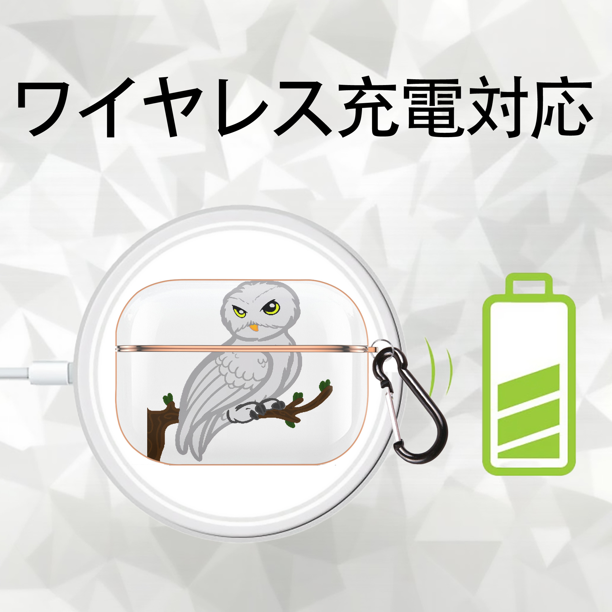 Harry Potter ハリー・ポッターシリーズ 【AirPods Pro用】ハードシェル保護ケース｜耐衝撃・防指紋・カラビナ付き商品仕様