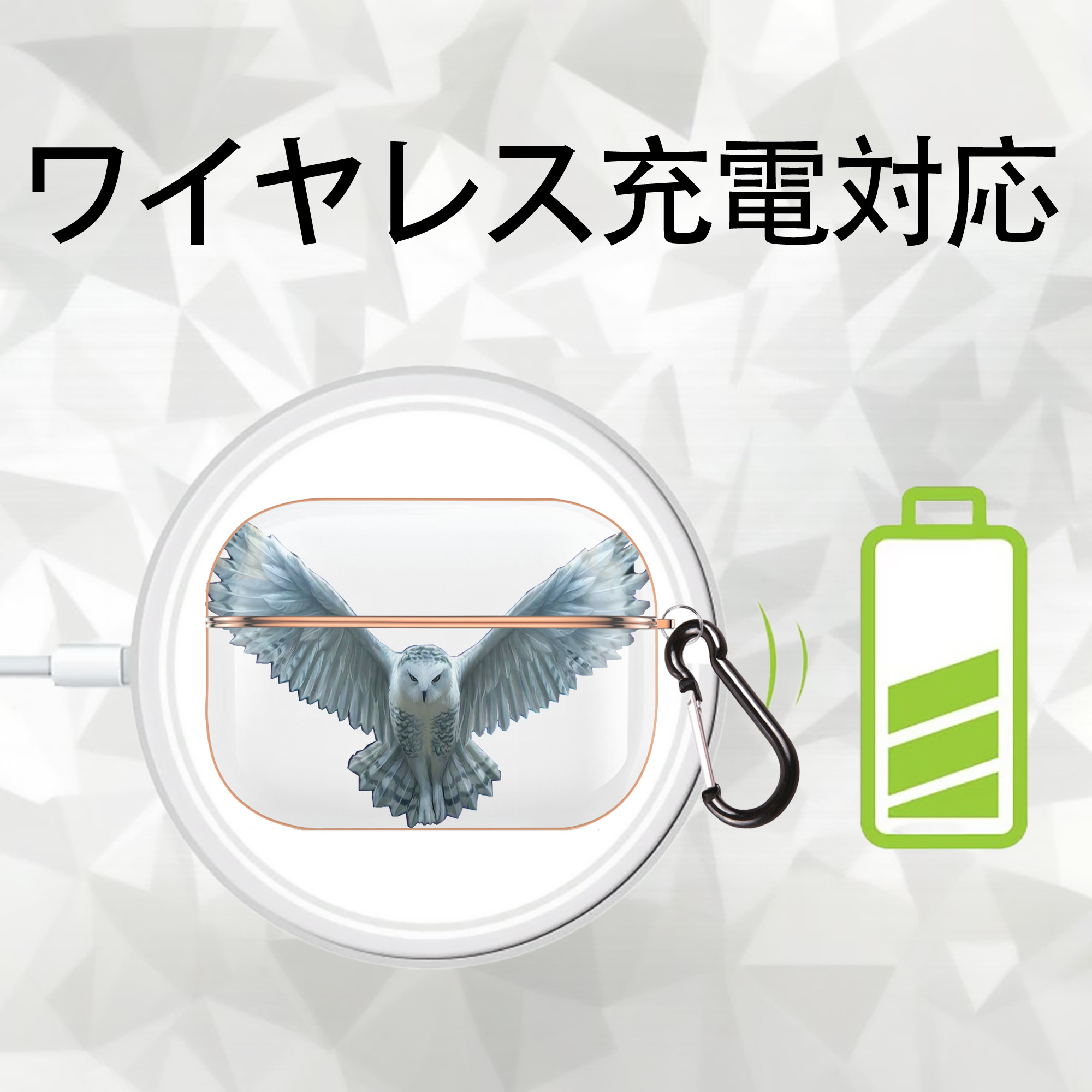 Harry Potter ハリー・ポッターシリーズ 【AirPods Pro用】ハードシェル保護ケース｜耐衝撃・防指紋・カラビナ付き商品仕様